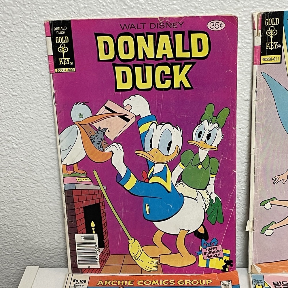 10 Vintage Whitman Disney Gold Key Comic Books Looney Tunes Tinker Bell Archie - Picture 5 of 14